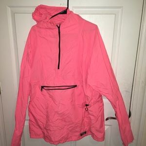 Vintage Wind Breaker/Neon Pink